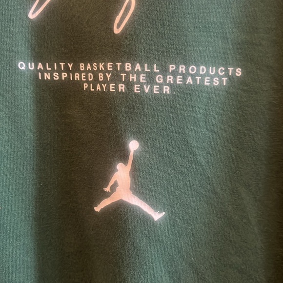 Rare Jordan Long Sleeve T-shirt with MJ’s Dunking Photo, Signature & Message - Picture 5 of 8